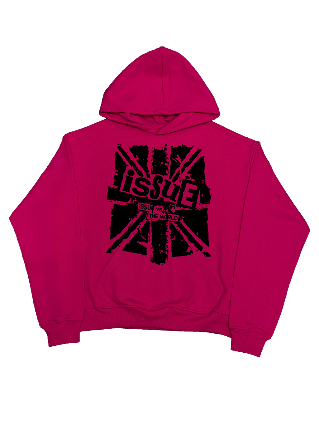 Red Label Hoodie- Różowa