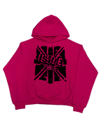 Red Label Hoodie- Różowa