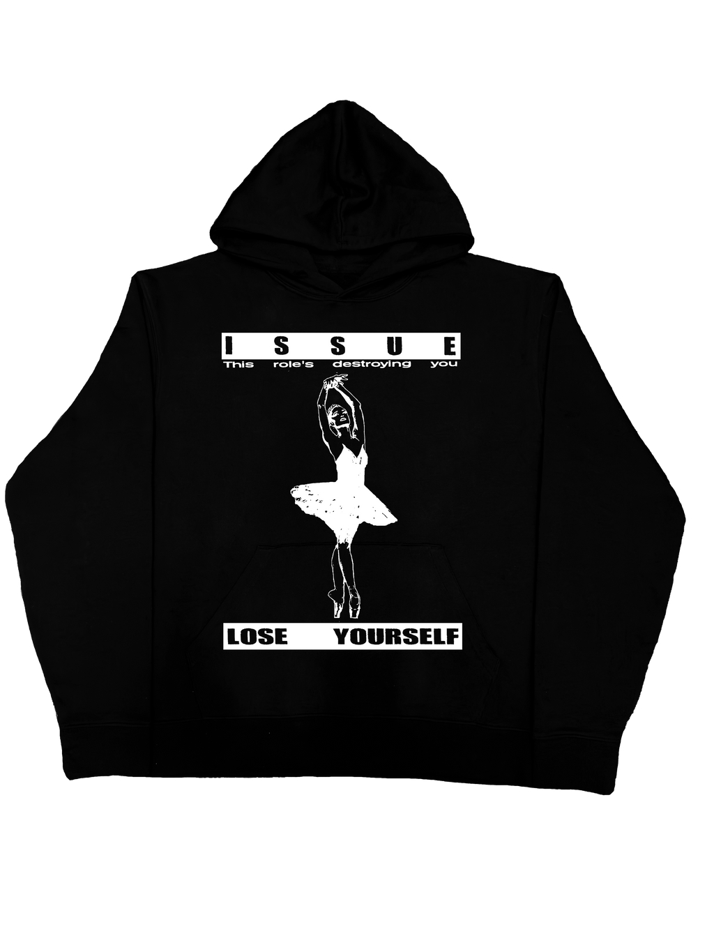 Neon Label Hoodie- Czarna