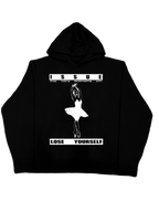 Neon Label Hoodie- Czarna
