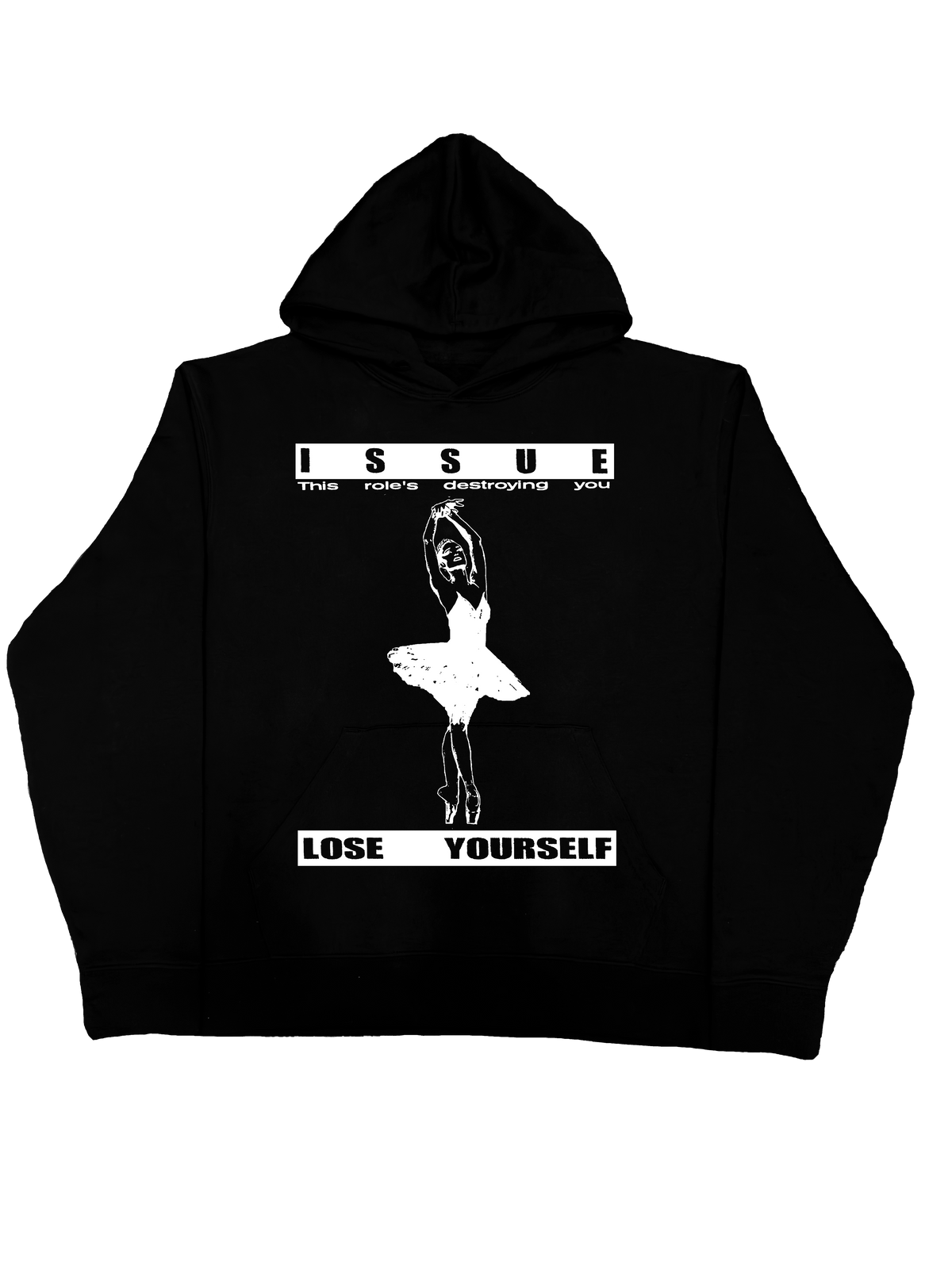 Neon Label Hoodie- Czarna
