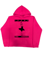 Neon Label Hoodie- Różowa
