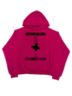 Red Label Hoodie- Różowa
