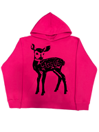 Neon Label Hoodie- Różowa