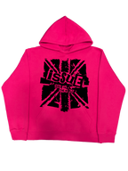 Neon Label Hoodie- Różowa