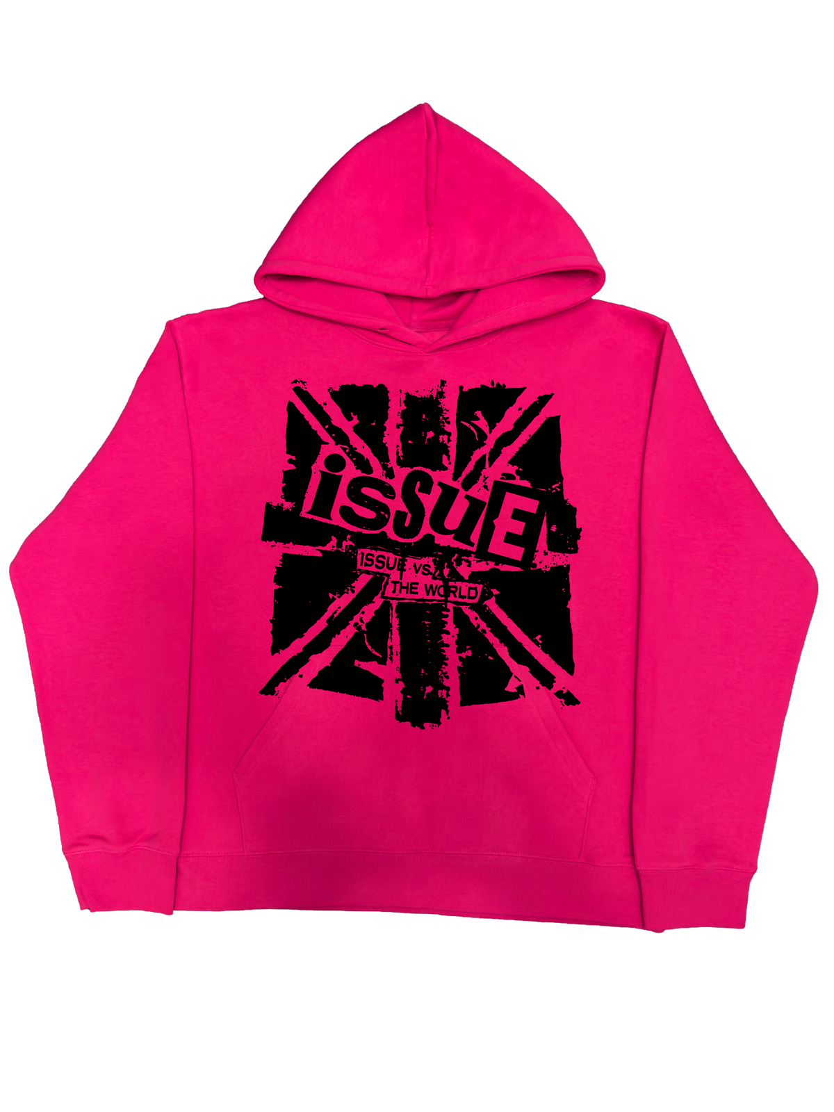 Neon Label Hoodie- Różowa