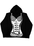 Neon Label Hoodie- Czarna