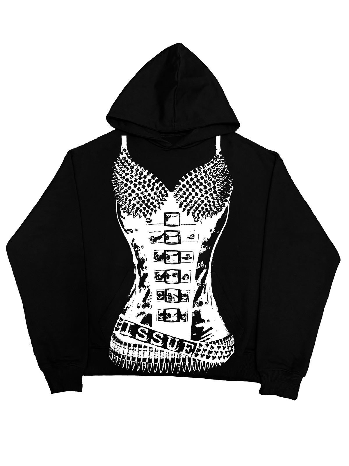 Red Label Hoodie- Czarna