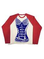 Classroom Longsleeve- Czerwony