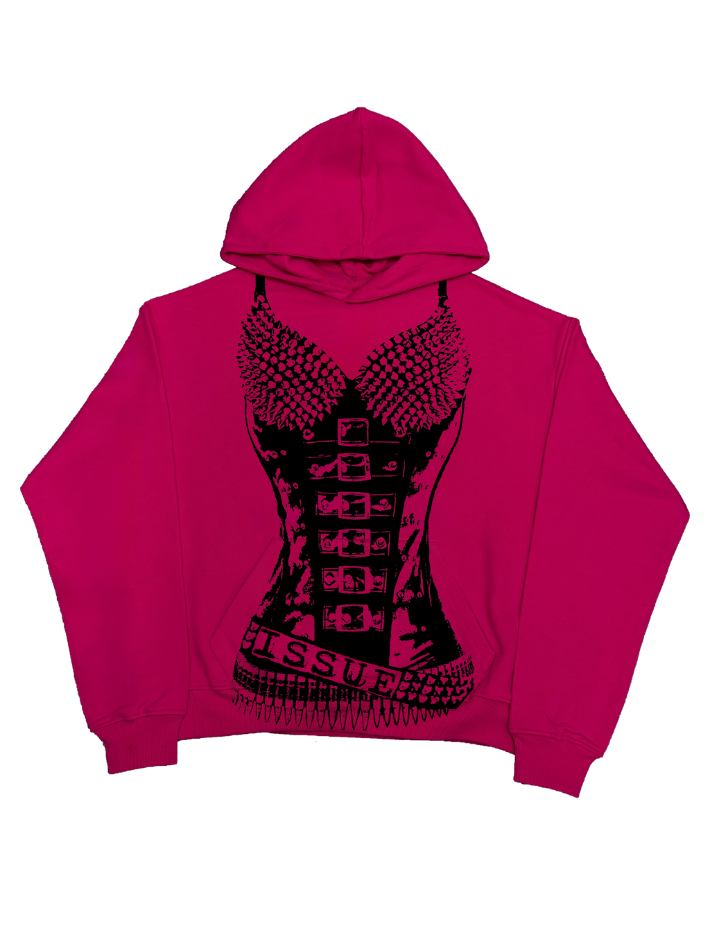 Red Label Hoodie- Różowa