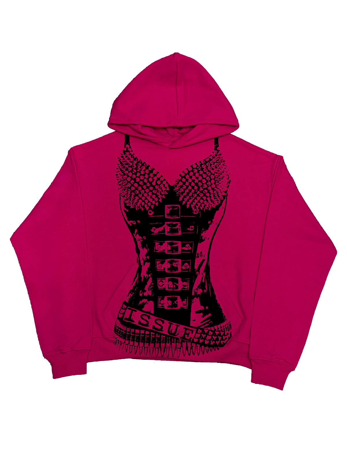 Red Label Hoodie- Różowa
