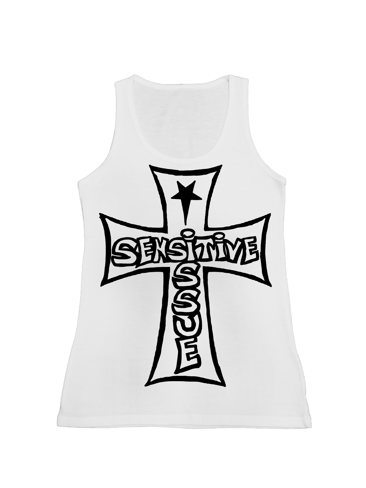 Tanktop- Biały- Męski