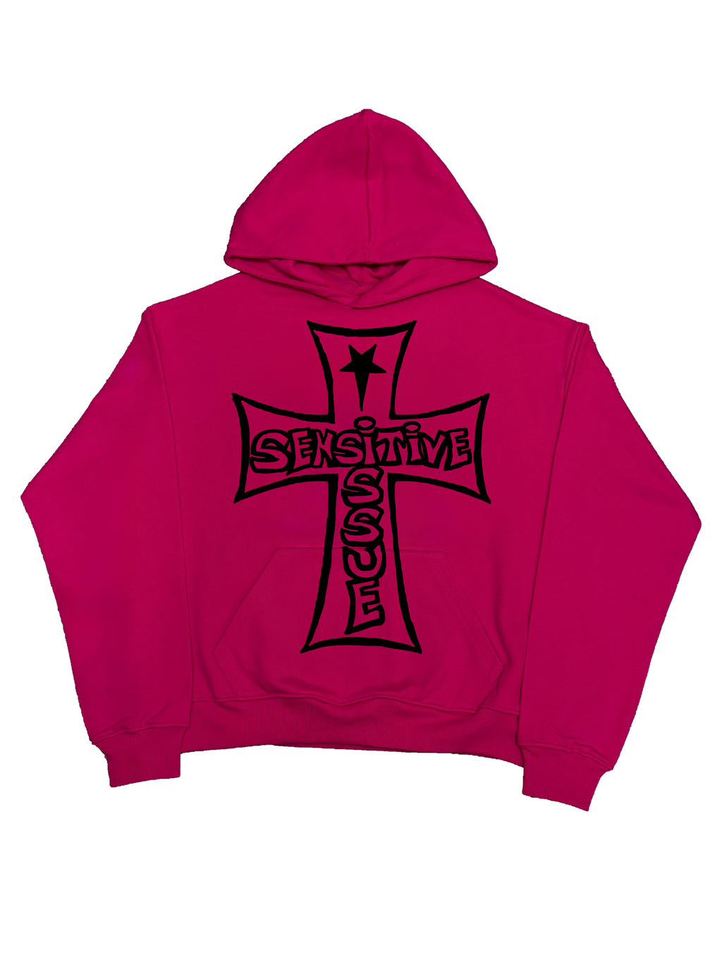 Red Label Hoodie- Różowa