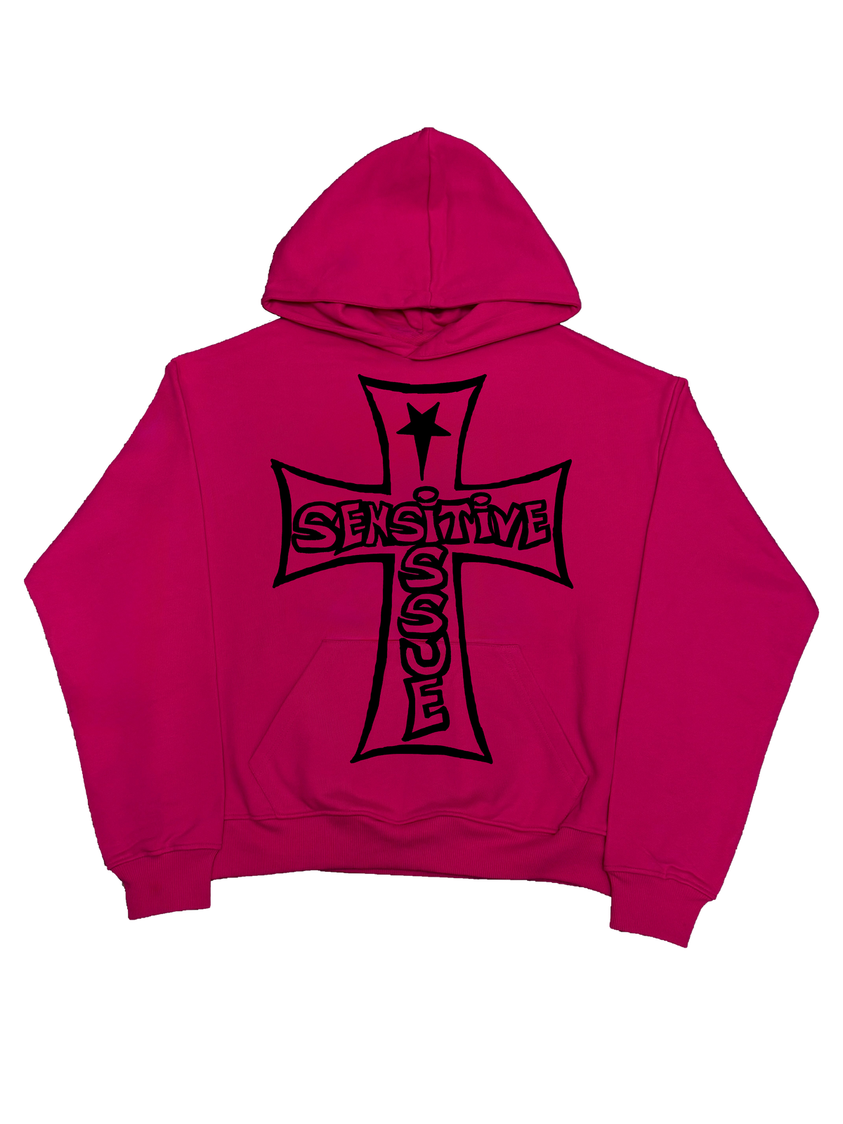 Red Label Hoodie- Różowa