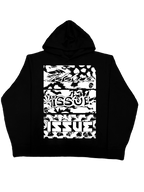 Neon Label Hoodie- Czarna