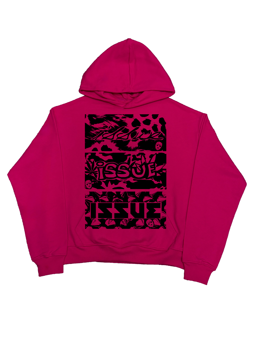 Red Label Hoodie- Różowa