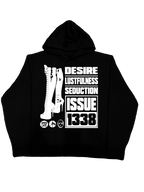 Neon Label Hoodie- Czarna