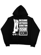 Red Label Hoodie- Czarna