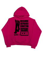 Red Label Hoodie- Różowa