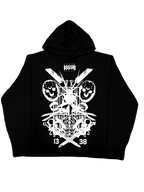 Neon Label Hoodie- Czarna