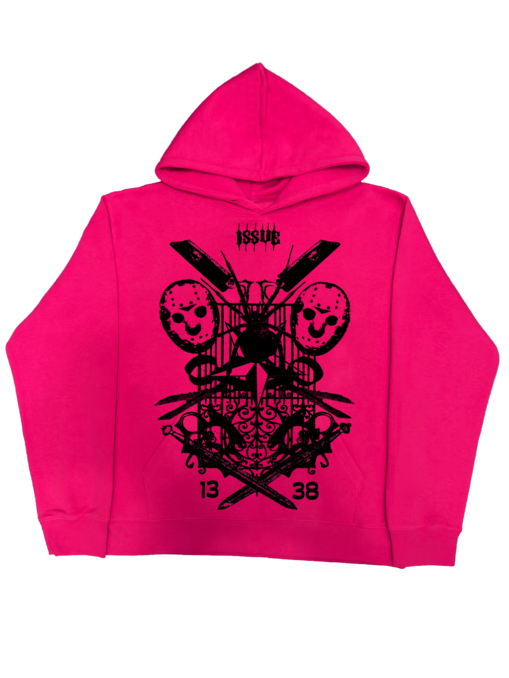 Neon Label Hoodie- Różowa