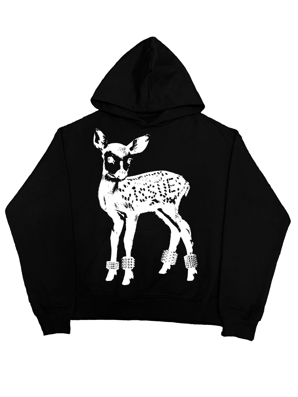 Red Label Hoodie- Czarna