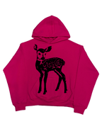 Red Label Hoodie- Różowa