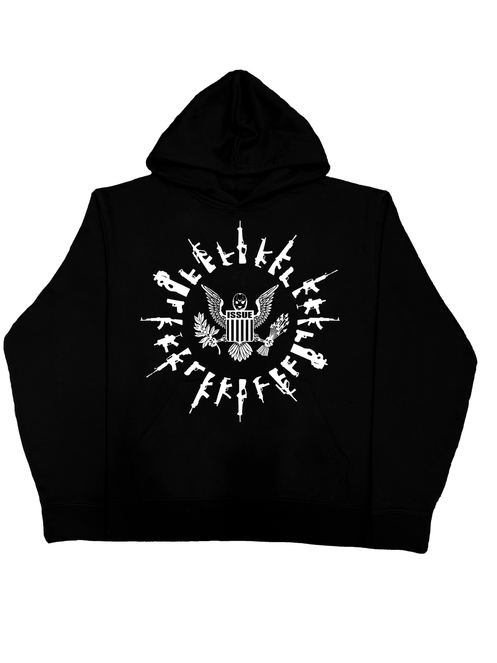 Neon Label Hoodie- Czarna