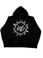 Neon Label Hoodie- Czarna