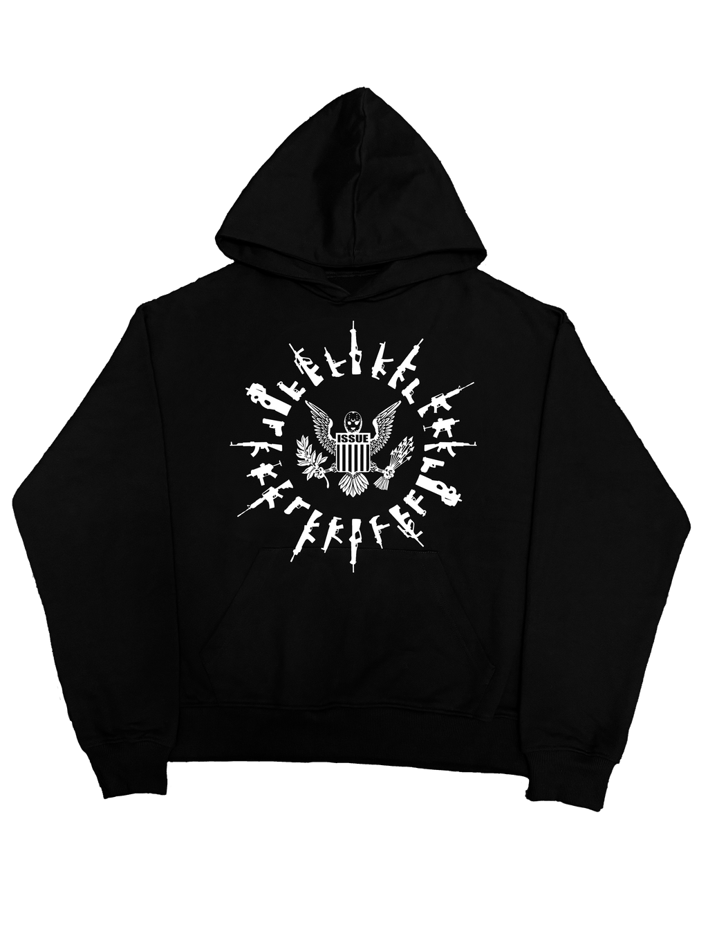 Red Label Hoodie- Czarna
