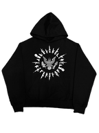 Red Label Hoodie- Czarna