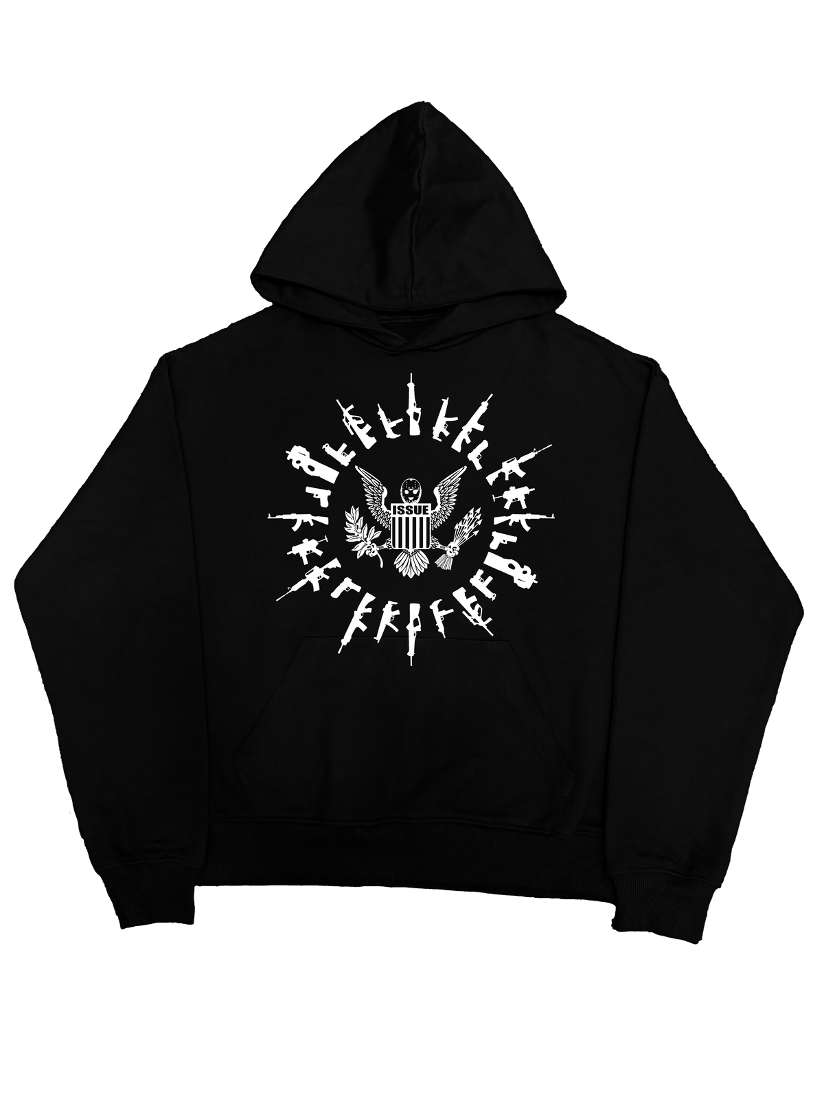 Red Label Hoodie- Czarna