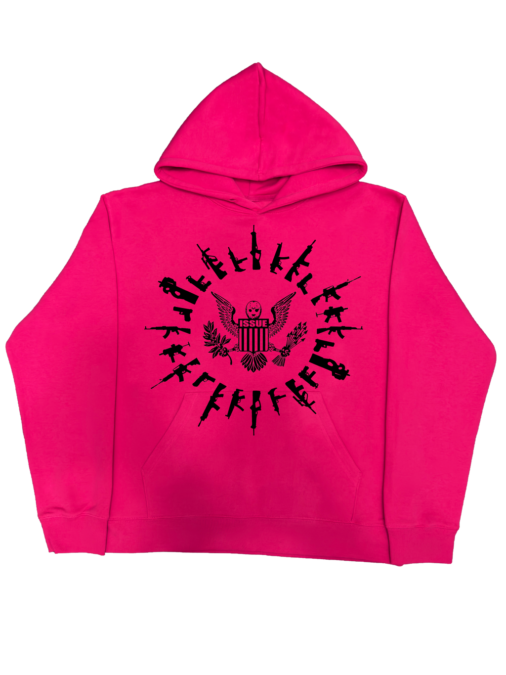 Neon Label Hoodie- Różowa