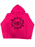 Neon Label Hoodie- Różowa