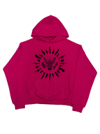Red Label Hoodie- Różowa