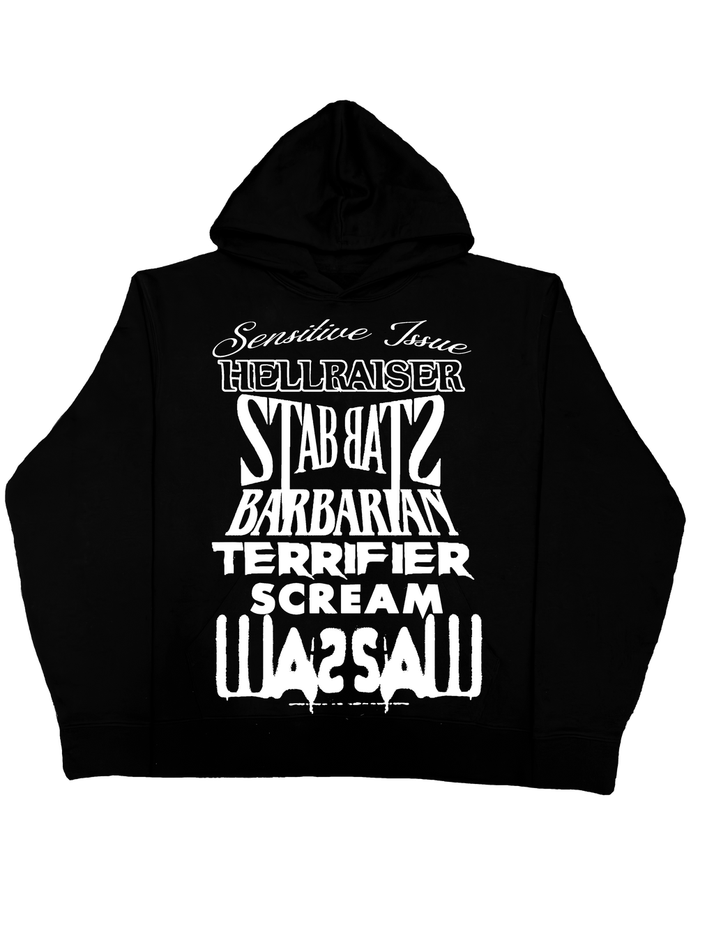 Neon Label Hoodie- Czarna