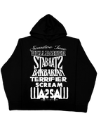 Neon Label Hoodie- Czarna