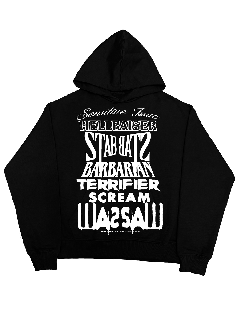 Red Label Hoodie- Czarna