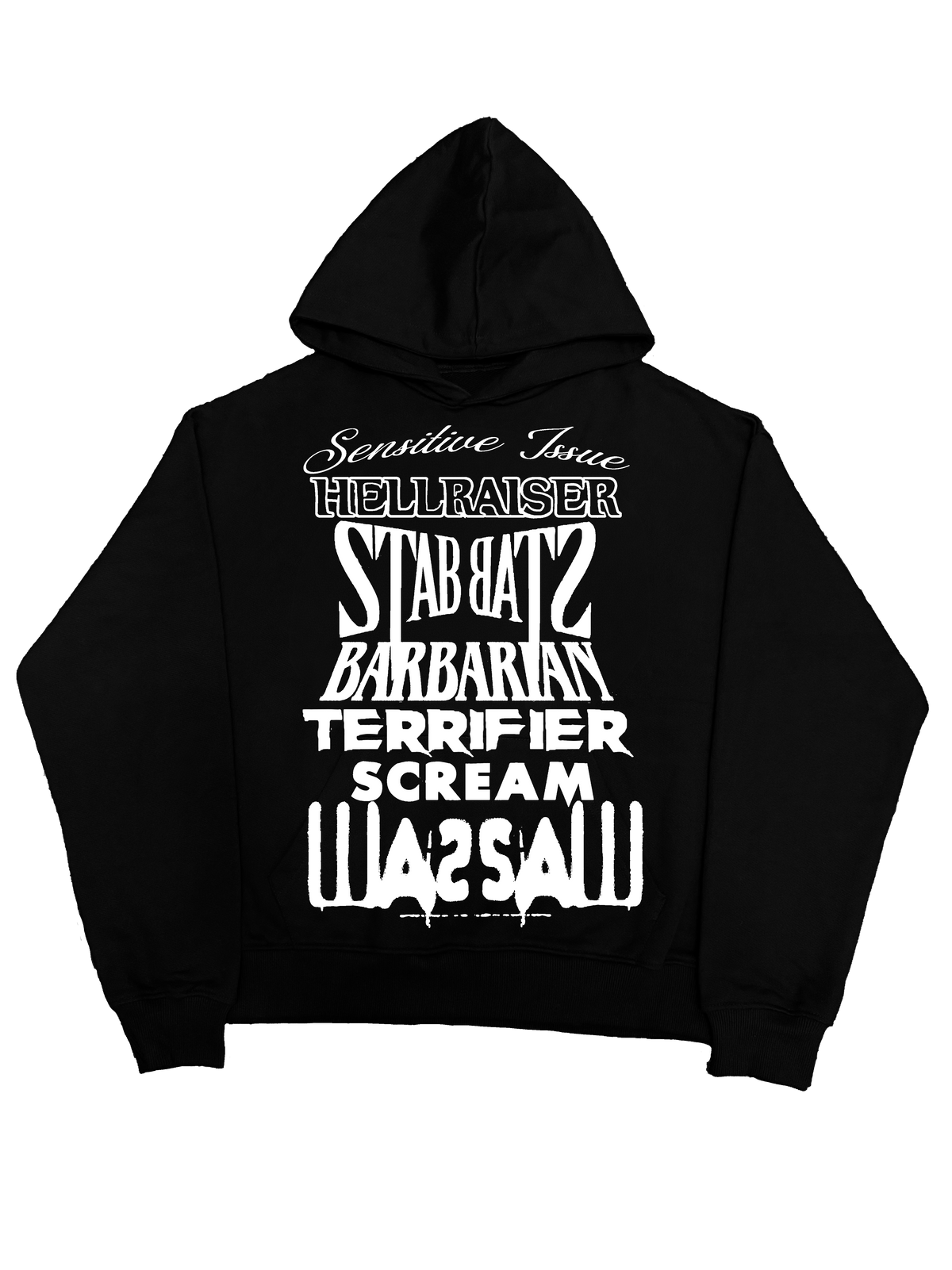 Red Label Hoodie- Czarna