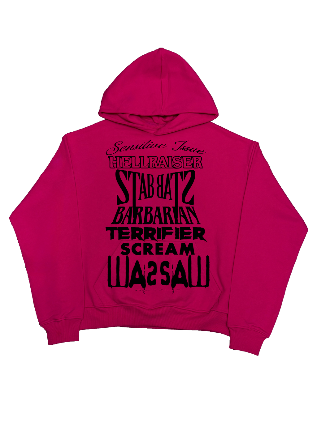 Red Label Hoodie- Różowa