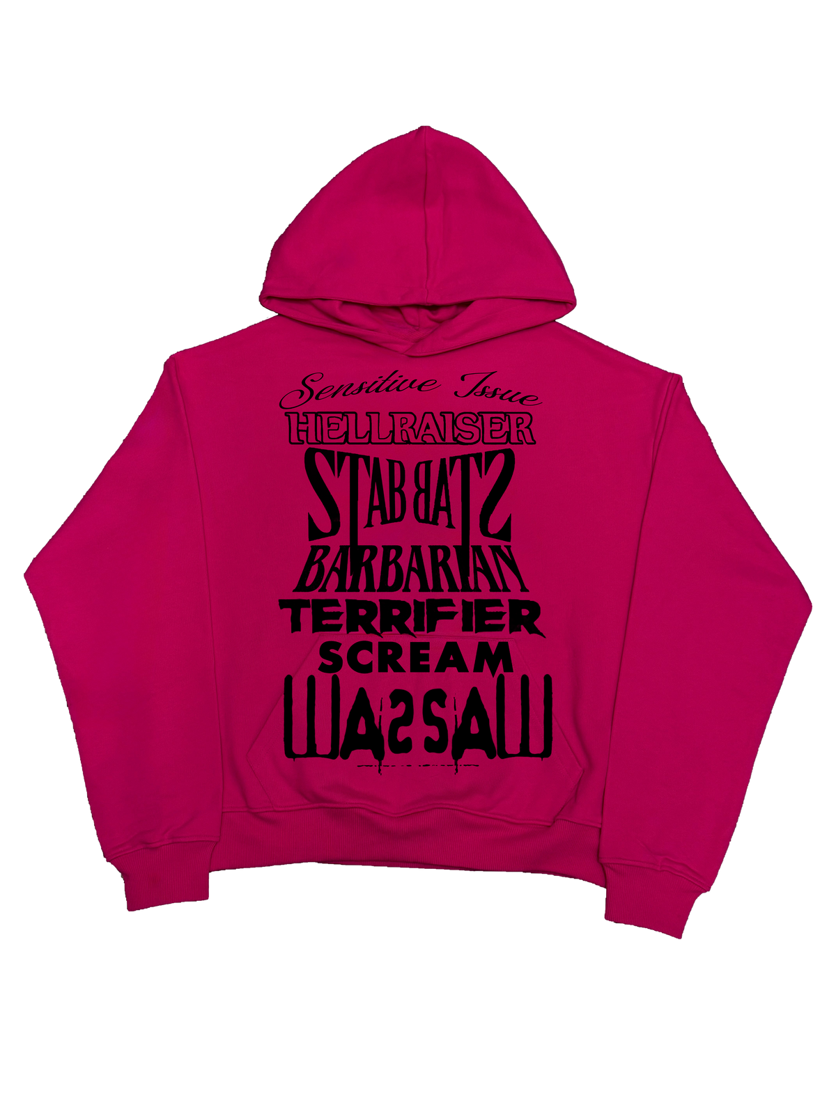 Red Label Hoodie- Różowa
