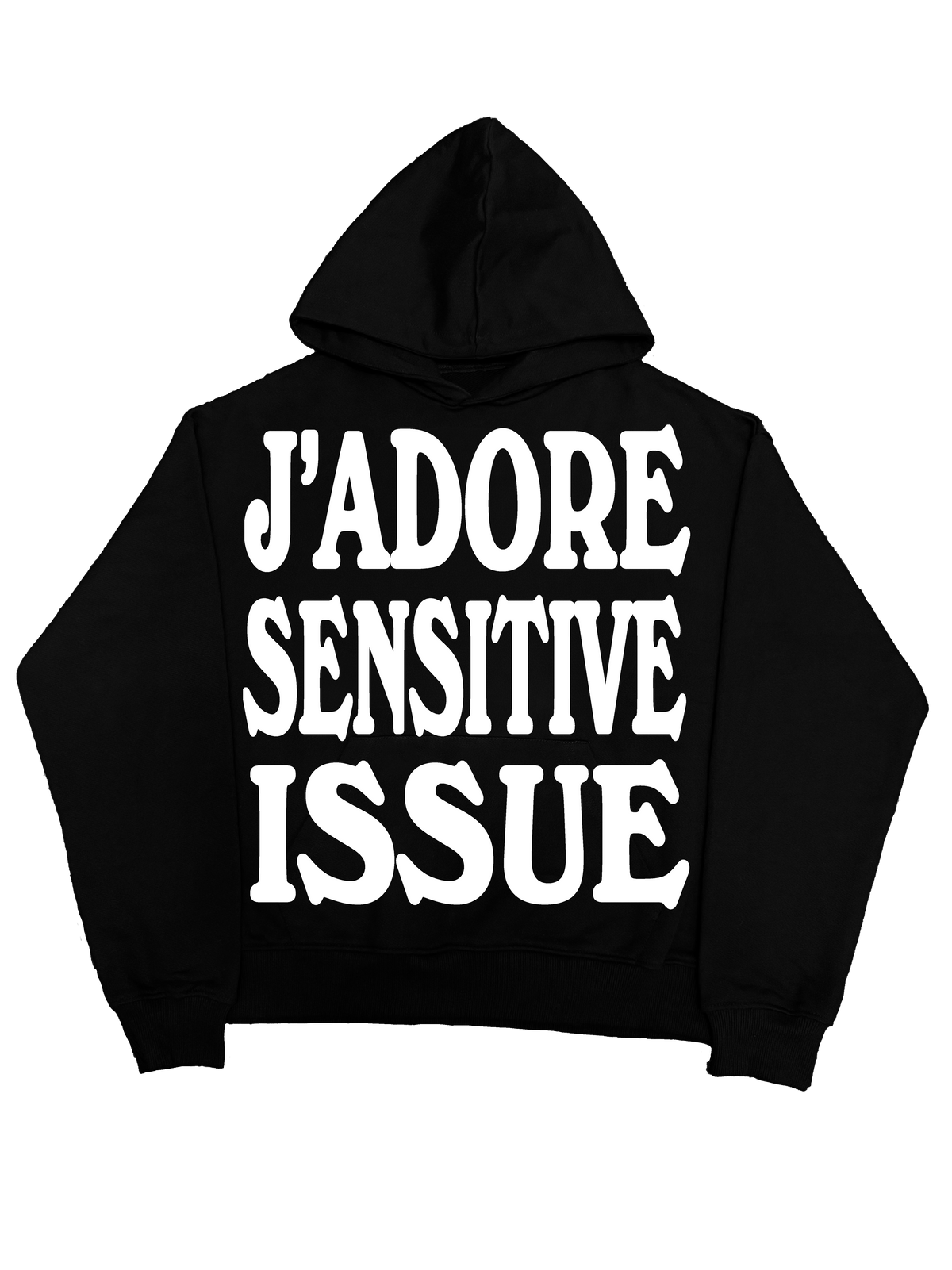 Red Label Hoodie- Czarna