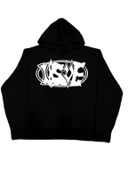 Neon Label Hoodie- Czarna