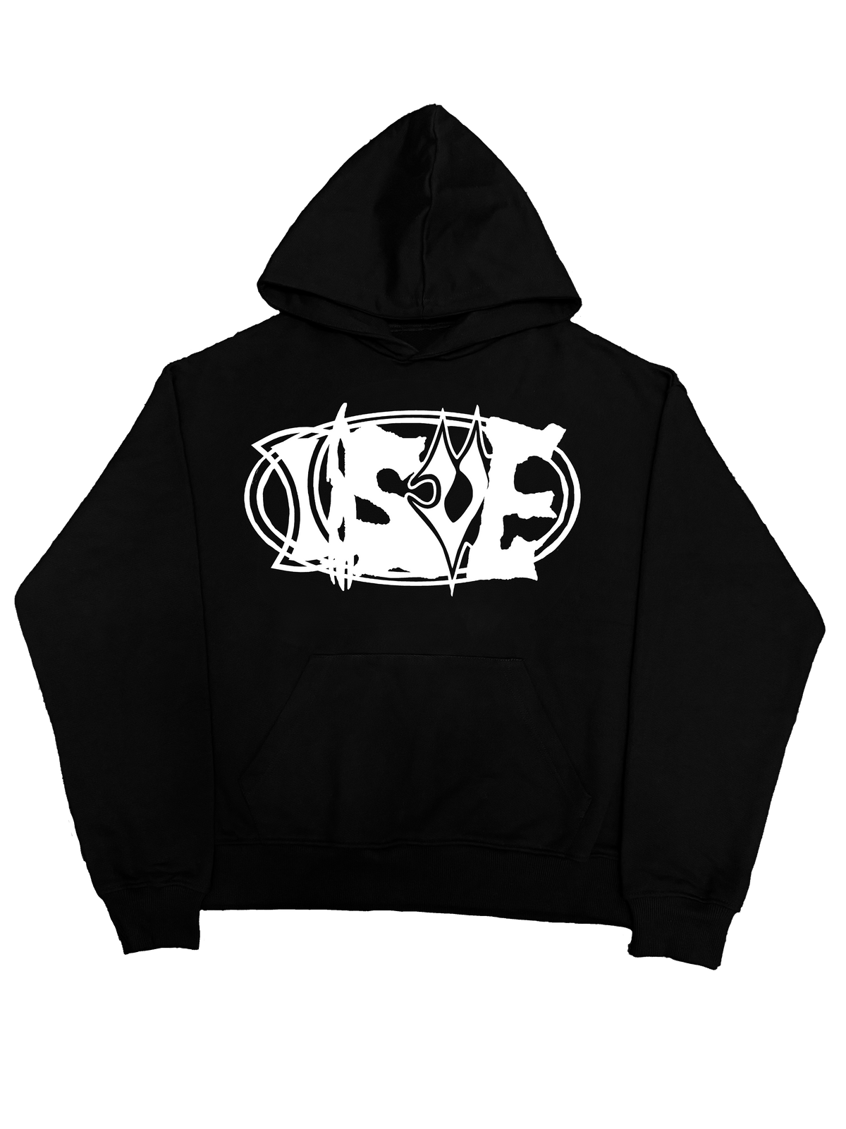 Red Label Hoodie- Czarna