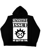Neon Label Hoodie- Czarna