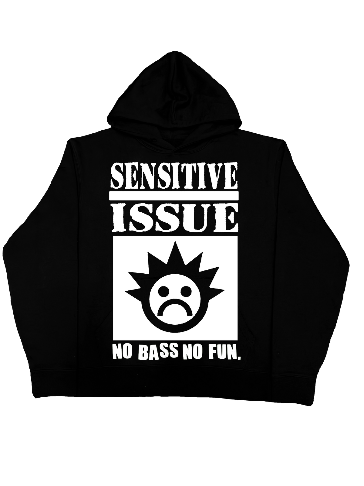 Neon Label Hoodie- Czarna