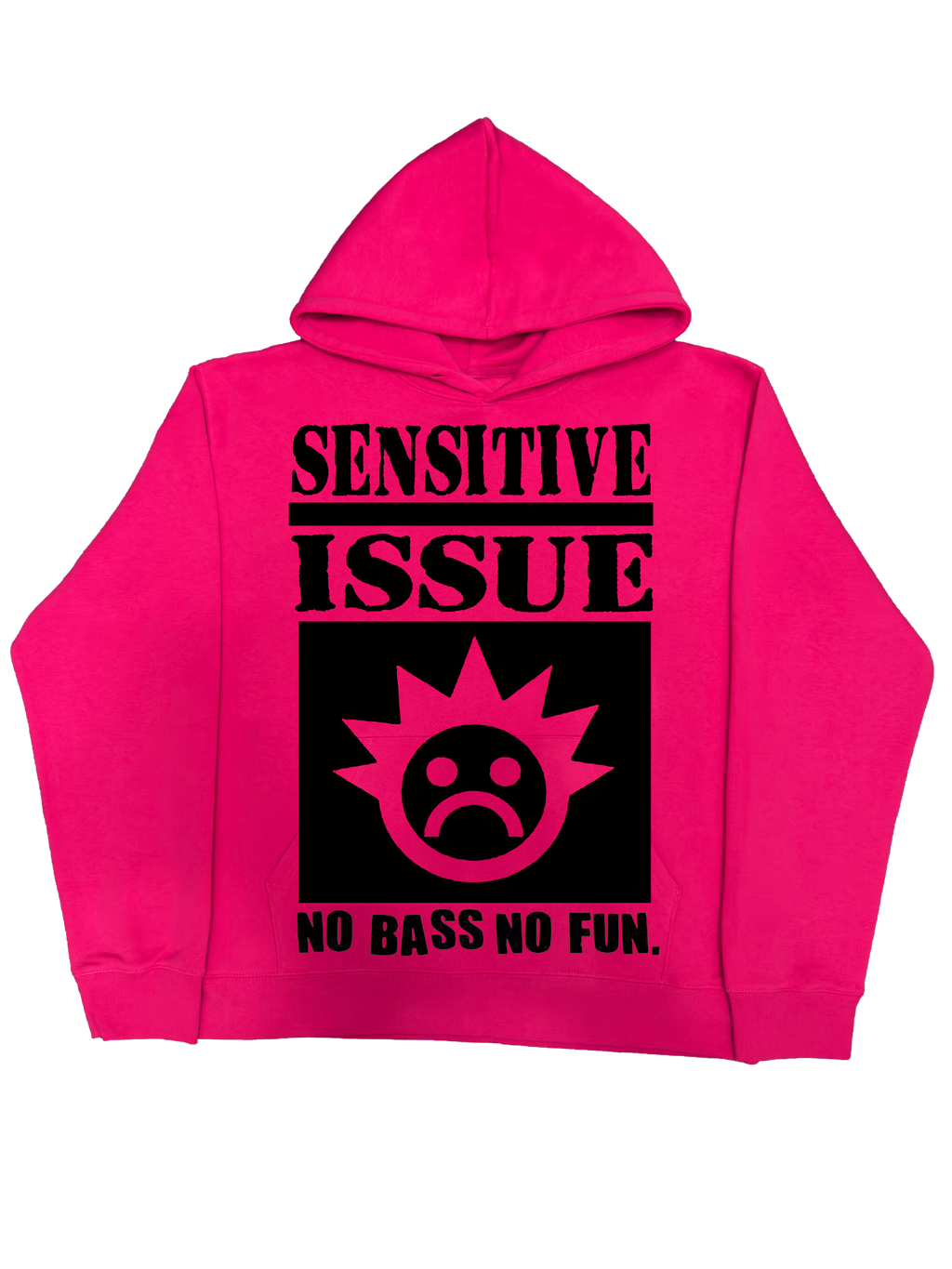 Neon Label Hoodie- Różowa