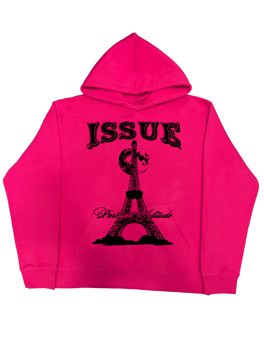 Neon Label Hoodie- Różowa