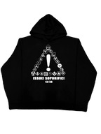 Neon Label Hoodie- Czarna