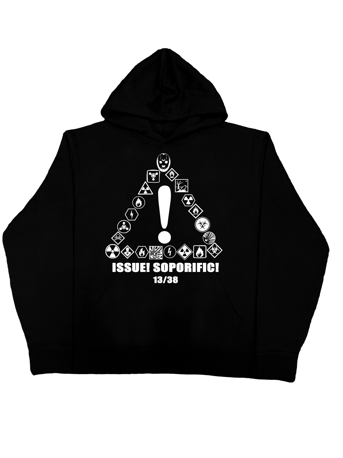 Neon Label Hoodie- Czarna